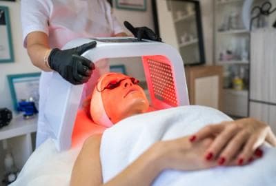 Red LED Light Therapy for skin rejuvenation at Bewitching Cosmetic Clinic